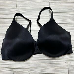 BALI SOLID‎ BLACK LINED BRA 38DD